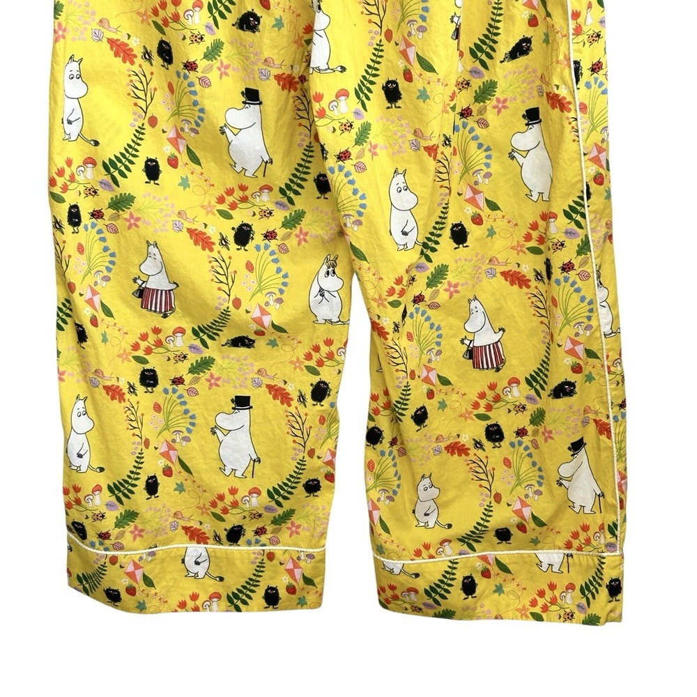 Karen Mabon X Moomin Pajama Set Small Graphic Shirt Pants Whimsical Limited Ed - Picture 15 of 16